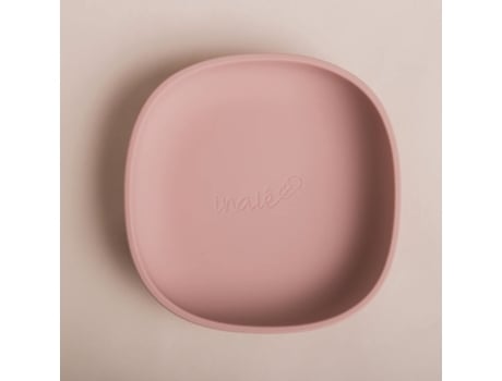 Prato De Silicone Com Base Aderente Rosa Inaie Prts Ros