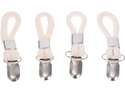 Presilhas Para Toalha Yardenfun, Fáceis De Transportar E Guardar, Em Ferro Fundido, Conjunto De 4 Peças Com Cordão