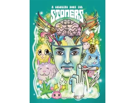 Livro A Coloring Book For Stoners - Stress Relieving Psychedelic Art For Adults De Gibbons, Alex Et Al. (inglês)