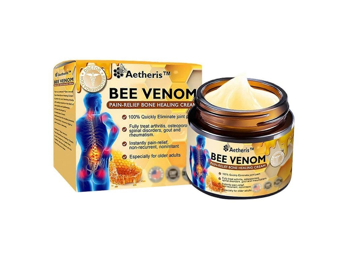 Creme De Cura Com Veneno De Abelha Para Articulações, Gel Analgésico Para Dor Nas Costas, Pescoço, Mãos E Joelhos