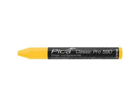 Marcador industrial crayon classic pro amarelo PICA