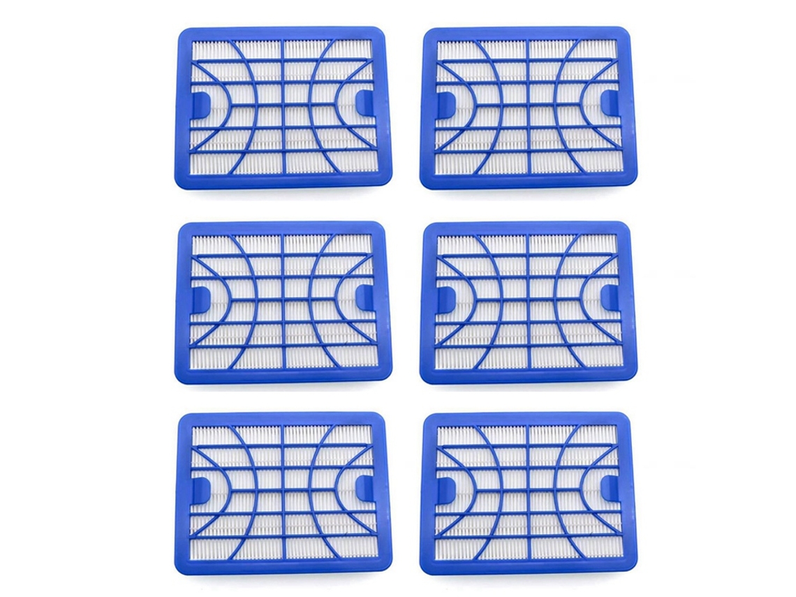 Acessório para Aspiradores ZELMER 6un H13 Hepa Zvca050H Apto Zelmer Clarris Twix Explorer Júpiter
