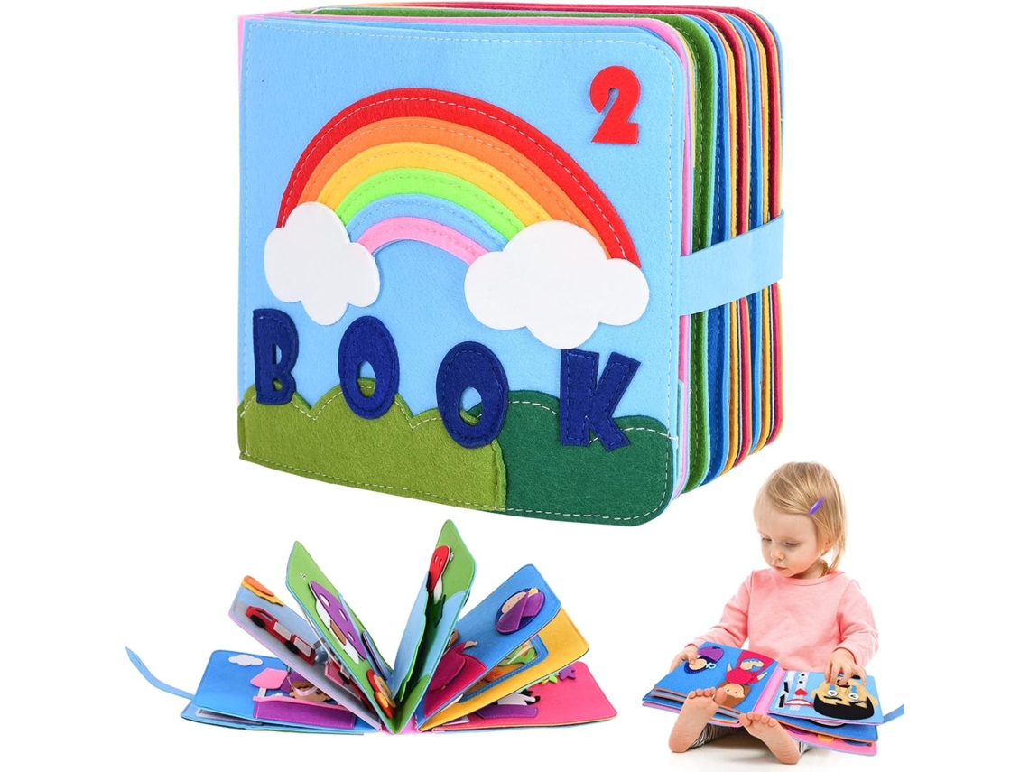 Livro Montessori Ocupado E Sensorial Para Aprendizagem Infantil Lurelia