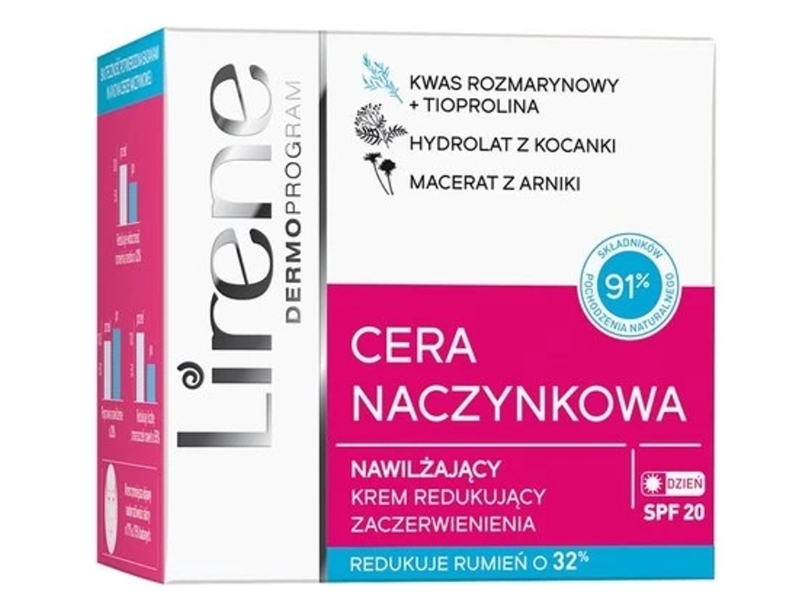 Creme Hidratante Redutor De Vermelhidão Com Spf 20, 50 Ml, Da Lirene Dr Irena Eris