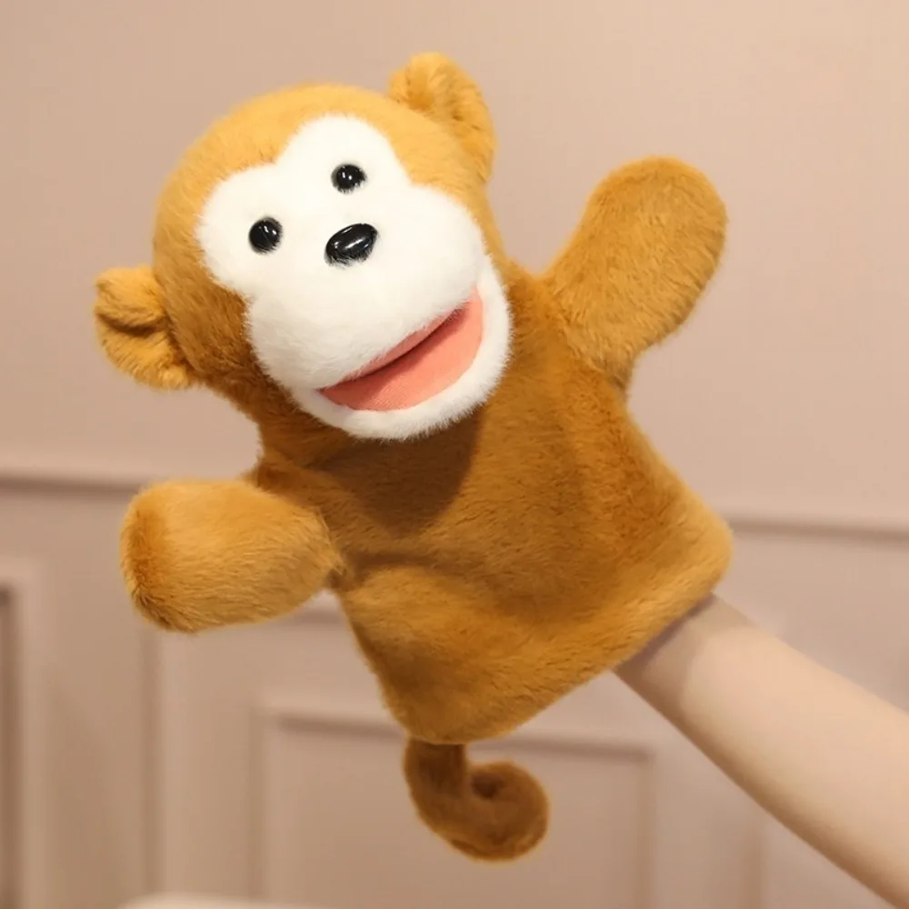 Fantoche de Dedo de Animal Brinquedo Interativo e Macio para Educação Infantil, Ideal para Contar Histórias MDUG (macaco)