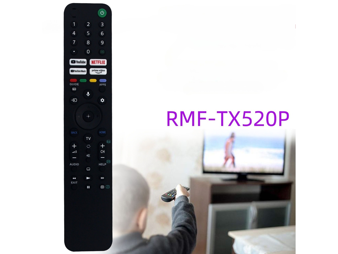Comando de Tv para Sony Tv Rmf tx520p com Voz XIAOMOYU