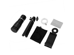 Lente telefoto para telefone EOOCOO, 12x focal longo, óptica HD