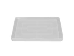 Mold De Silicone Para Prato Retangular Diy Durável Com Boa Elasticidade Para Decoração Residencial