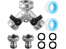 Distribuidor De Água 2-vias 3/4 Polegadas - Conector De Água Distribuidor Para Jardim E Casa