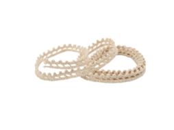 Cinta De Encaje De 20 Yardas Hilo De Algodón Beige Para Decoración Diy Ropa Regalos