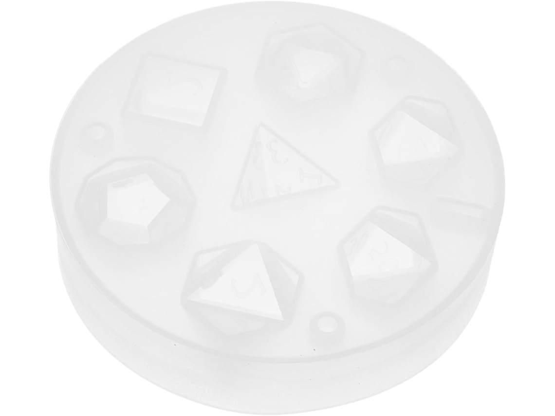 Molde De Silicone Para Cubos Gelo Com 7 Cavidades, Flexível E Reutilizável