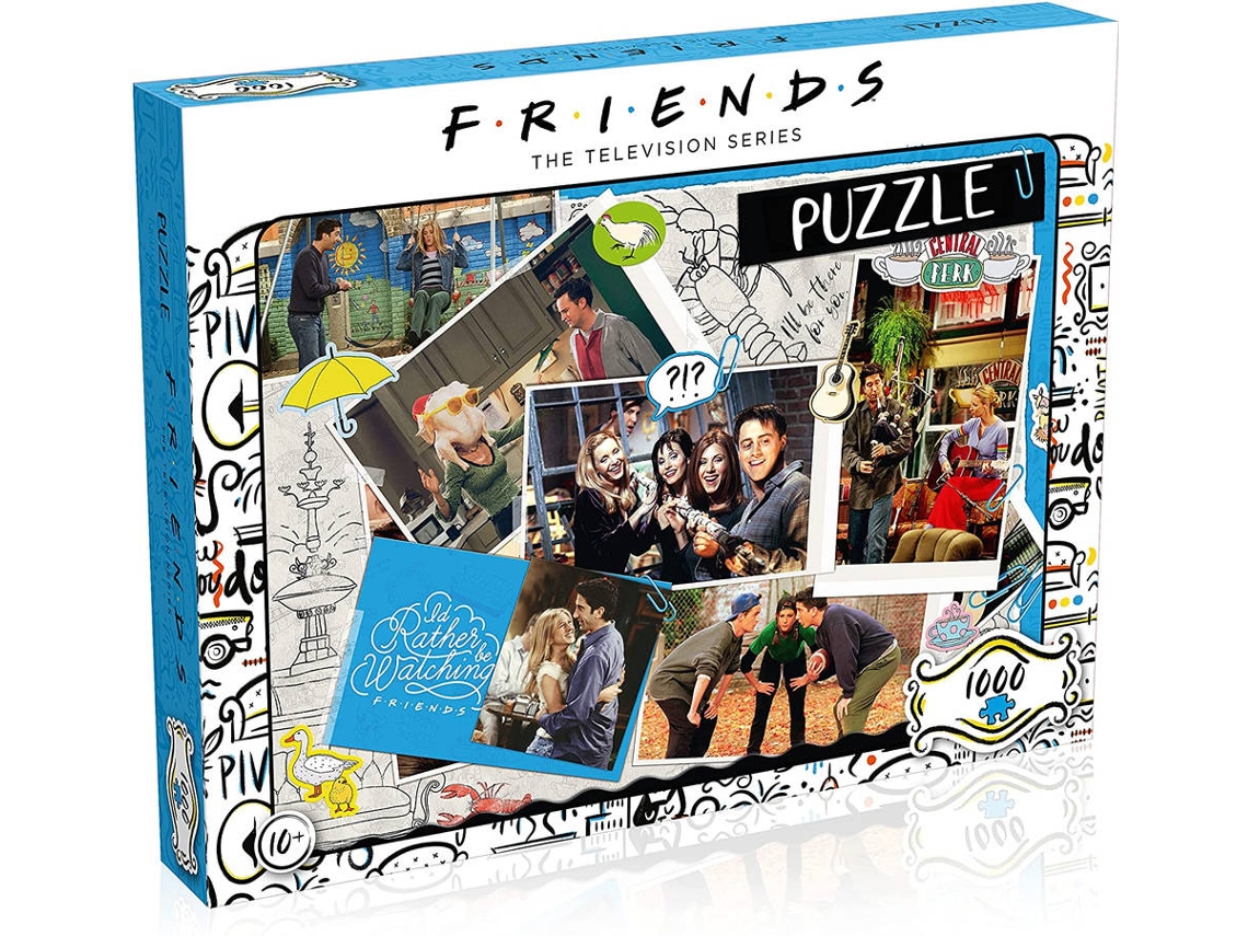 Puzzle WINNING MOVES Friends Scrapbook (Idade Minima: 8 anos - 1000 peças)