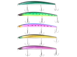 Lure (long Cast Bionic) Big Long Fish 18cm/23.5g Minnow Sea Fishing Lure Y196 (5 Pcs)