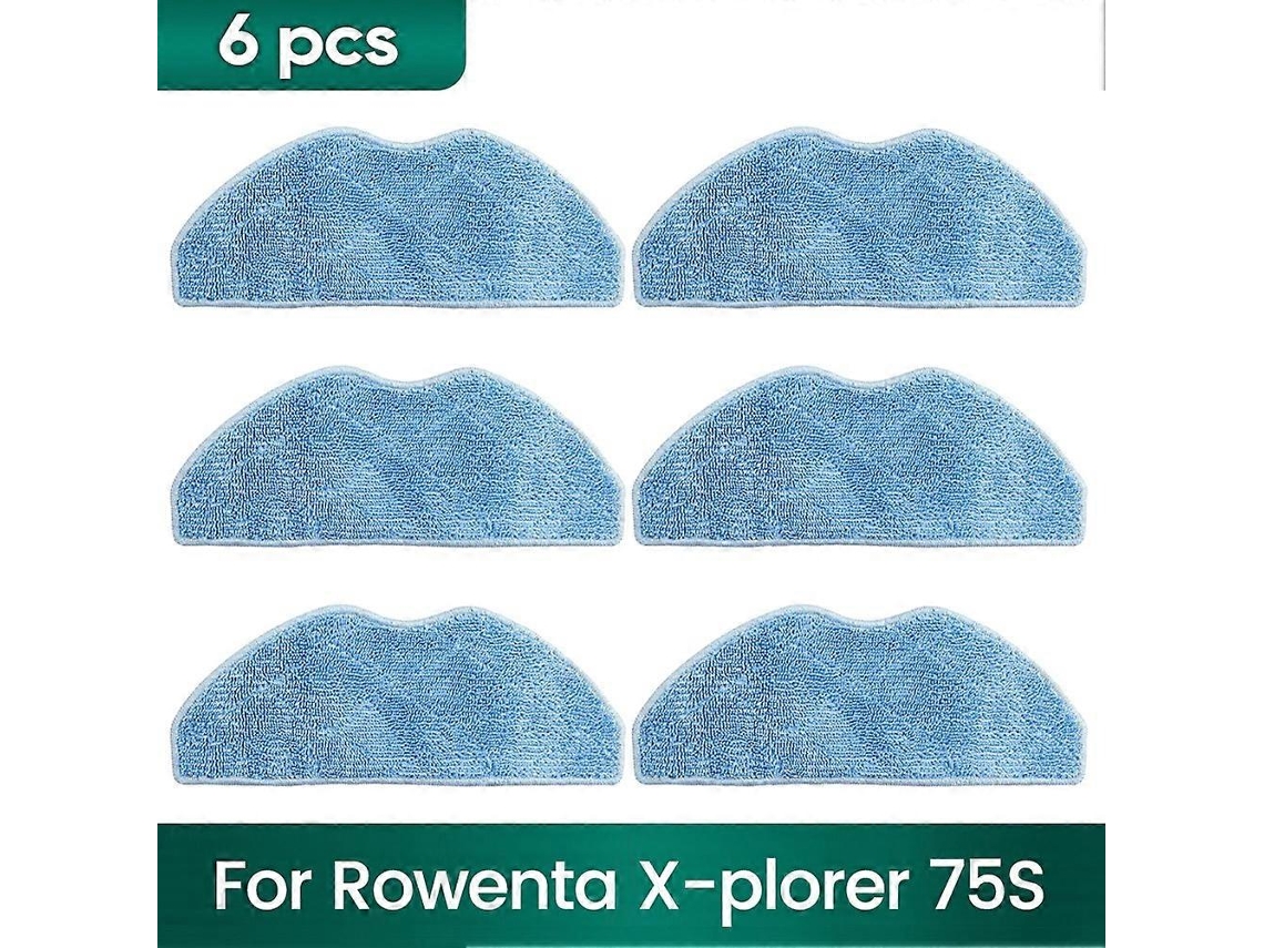 Panos De Limpeza Para Aspirador Robô X-plorer Serie 75s Rr8577wh E 75 S+ Rr8587wh