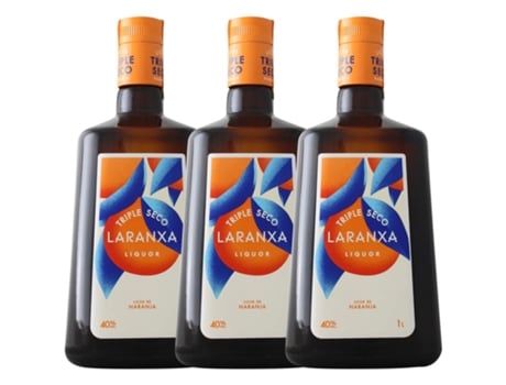 Licor LARANXA Triplo Sec Laranxa Licor De Naranja (1 L - 3 unidades)