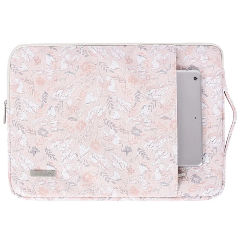 Capa Halinuia Para Portátil 14 Polegadas Pele Pu Com Suporte Ajustável E Bolsa Pequena Cinzento Escuro