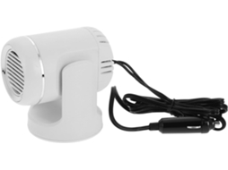 Aquecedor portátil para carro de 24V com ventilador giratório de 360° e desembaçador de para-brisa.