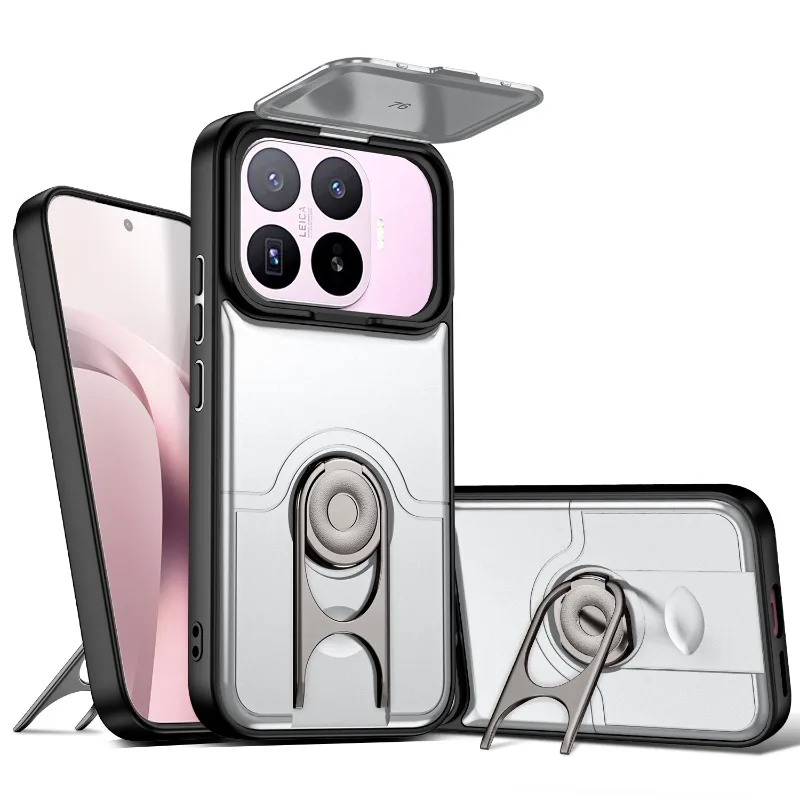 (prateado, Xiaomi 17t) Capa Protetora Deslizante Para Câmera Com Suporte Reforçado, Capa Híbrida À Prova De Quedas.
