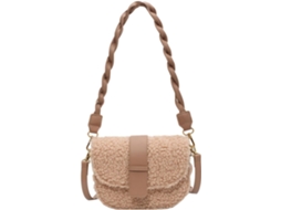 Bolsa De Ombro Feminina Ciieeo, Leve E Resistente Ao Desgaste, Em Poliéster E Pelúcia.