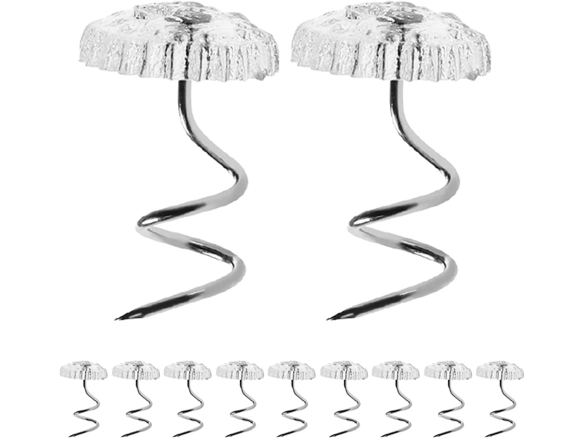 Beaupretty 40-pinos De Aço Inoxidável Para Saia Cama E Capa Sofá, Design Transparente, Fáceis De Usar E Com Fixação