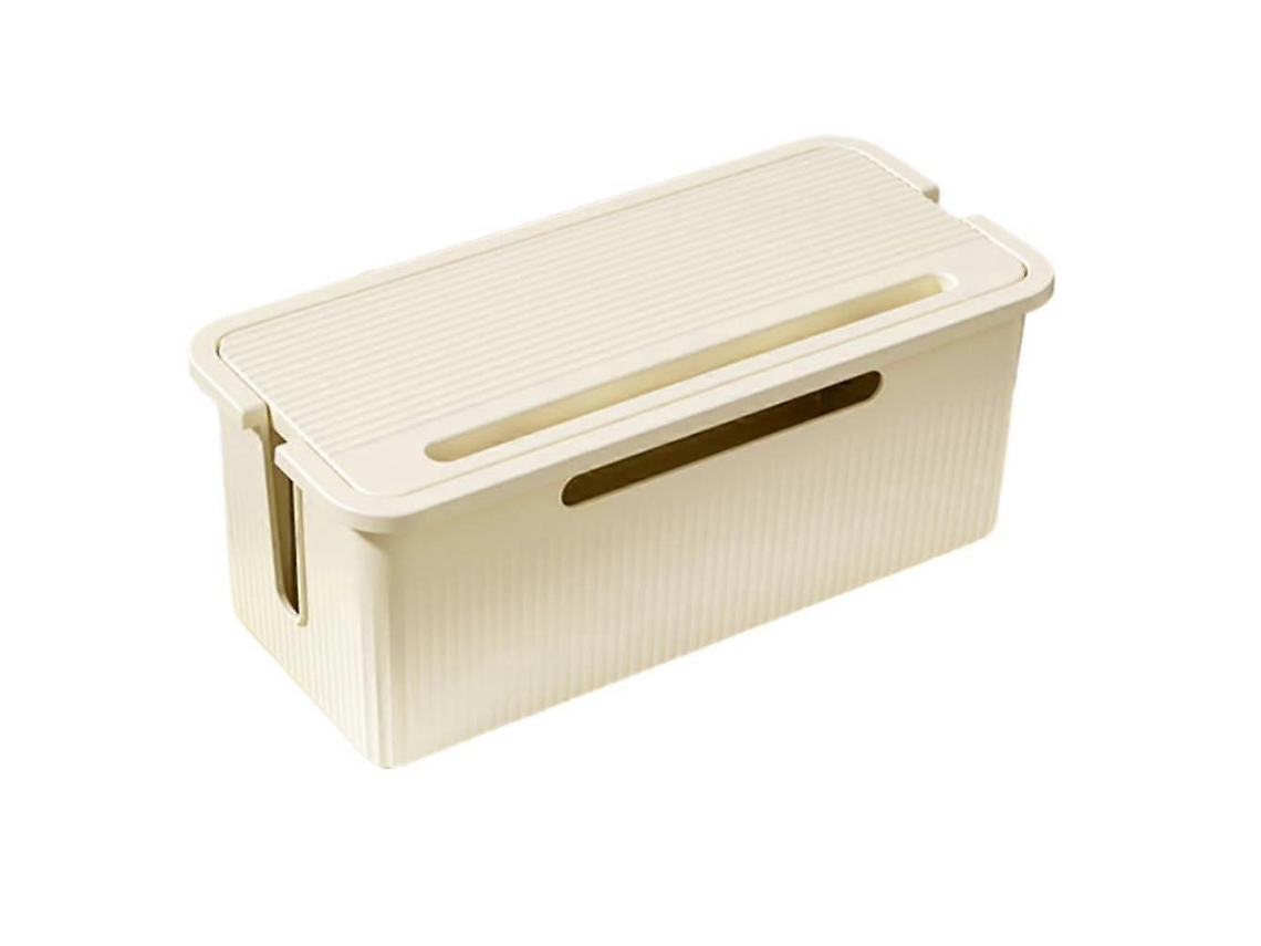 Caixa Organizadora De Cabos Com Tampa Para Ocultar Cabos E Rguas De Energia. Caixa Organizadora De Cabos De Mesa A, 23,5 X 11,5 X 12 Cm. Olysi Shop