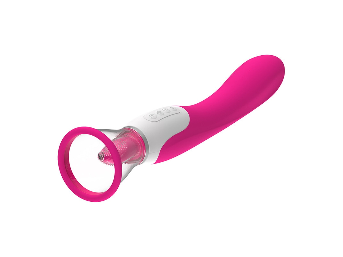 Vibrador De Massagem De Lngua Aquecida Multifrequncia Para Mulheres (rosa) Yizhood