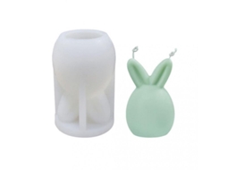 2026 molde de Silicona Conejo Pascua 3d para Velas Pasteles Jabón Yeso Diy Herramienta de Manualidad a