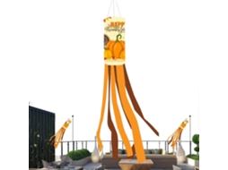 Cúpula de Vento Decoração Externa com Tema de Colheita, Bandeira Festiva Estilo Fazenda, Luz de Jardim Sazonal Cúpula CHABERLU