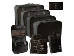 Conjunto Organizador de Malas, Cubos Organizadores para Roupas, para Malas e Sacos de Embalagem BRILVIBERA