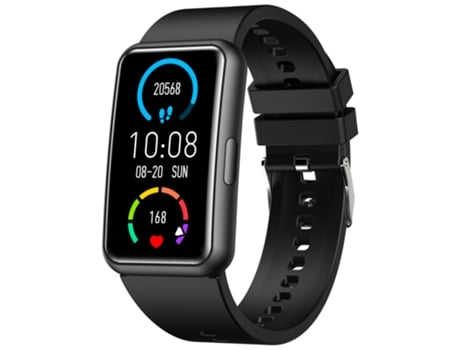 Abyx Fit Etna - Relógio Inteligente Com Tela Curva Sensível Ao Toque - Preto