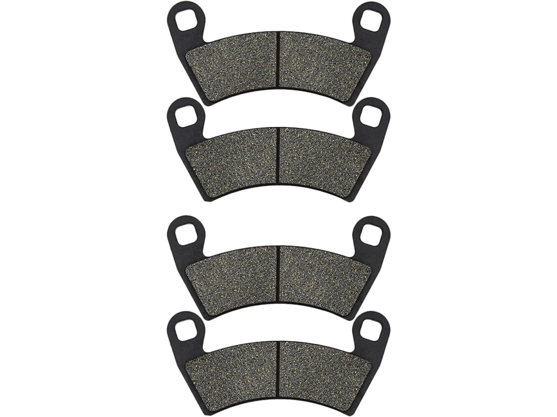Pastilhas de Freio Universais Dianteiras e Traseiras para Motocicletas Compatíveis Estabilidade Dimensional: