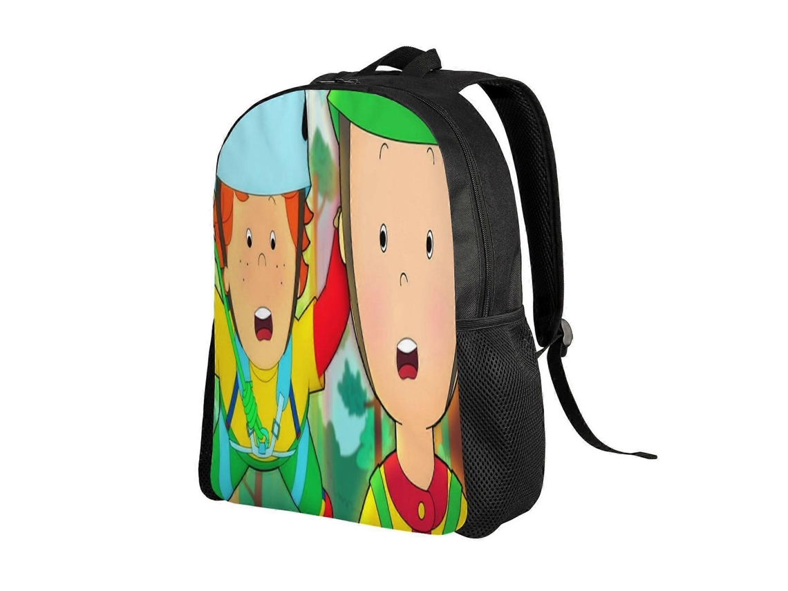 Mochila Caillou G125 Para Escola E Trabalho, Leve E À Prova Dágua, Mochila Estilosa Para Estudantes E Adultos N125 Olysi Shop