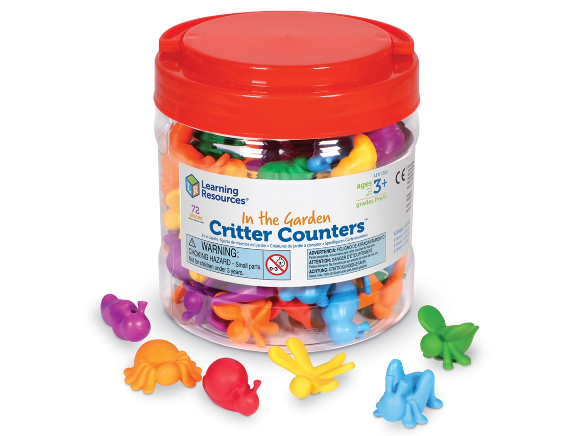 Conjunto De Brinquedos Educativos Para Classificação De Insetos Da Learning Resources 72 Peças