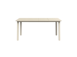 Mesa Rectangular 160x90 Noa Garbar Plástico Marfim