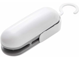 Mini Seladora Portátil De Sacos Plásticos Para Lanches (cinza) - 1 Unidade, Para Selagem E Conservação De Alimentos, 1 St