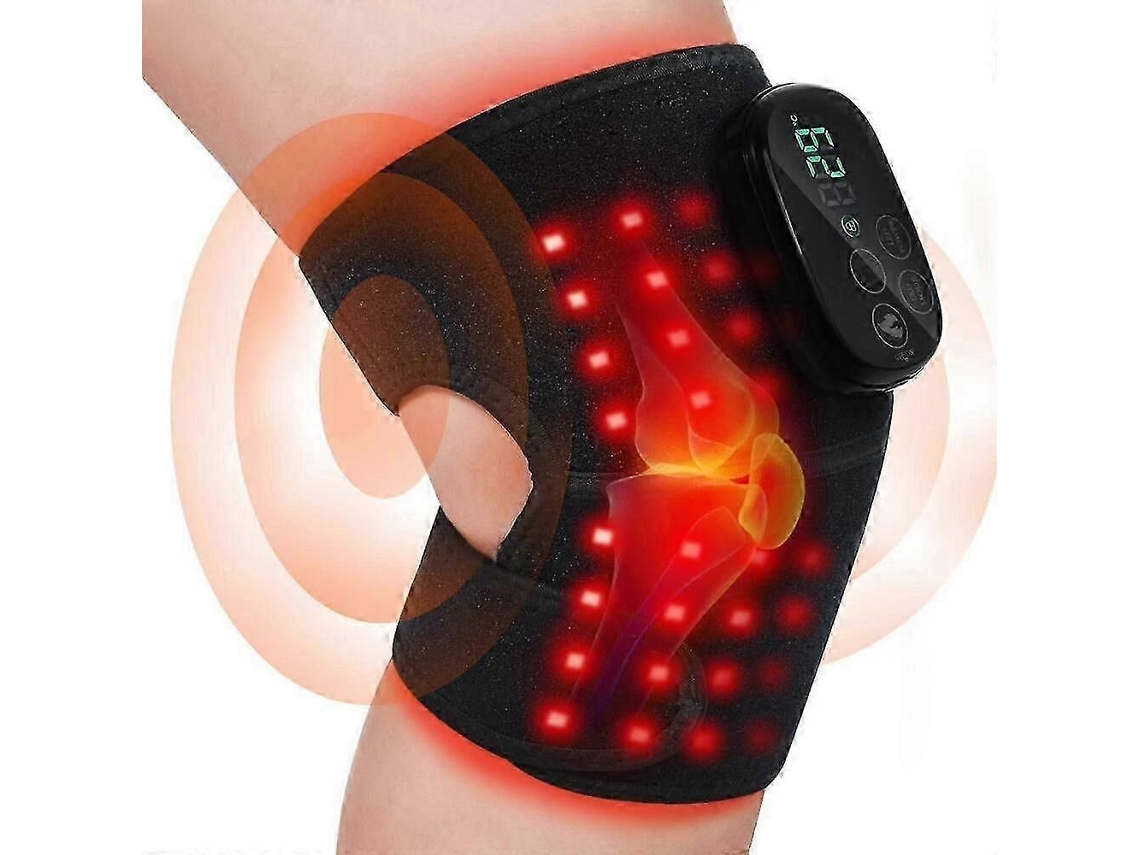 Controlador Recarregável Sem Fio Do Massageador Do Joelho Da Terapia Da Luz Vermelha, Terapia Clara Vermelha De 660nm850nm