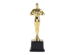 Troféu de Ouro Pequeno para Cerimônias e Decoração | S/MARCA