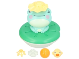 Brinquedo De Sapo De Pulverização De Água Elétrico Para Banho Infantil Flutuante Com Acessórios