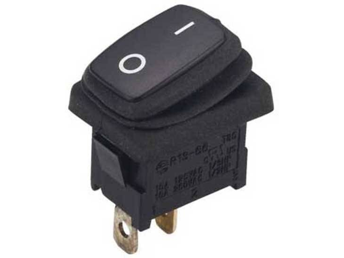 Conexão Elétrica TALAMEx Interruptor Wp Ip65 On/Off Preto