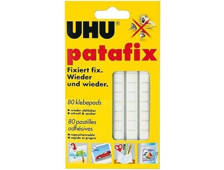 Massa adesiva Patafix 80 Placas Branca