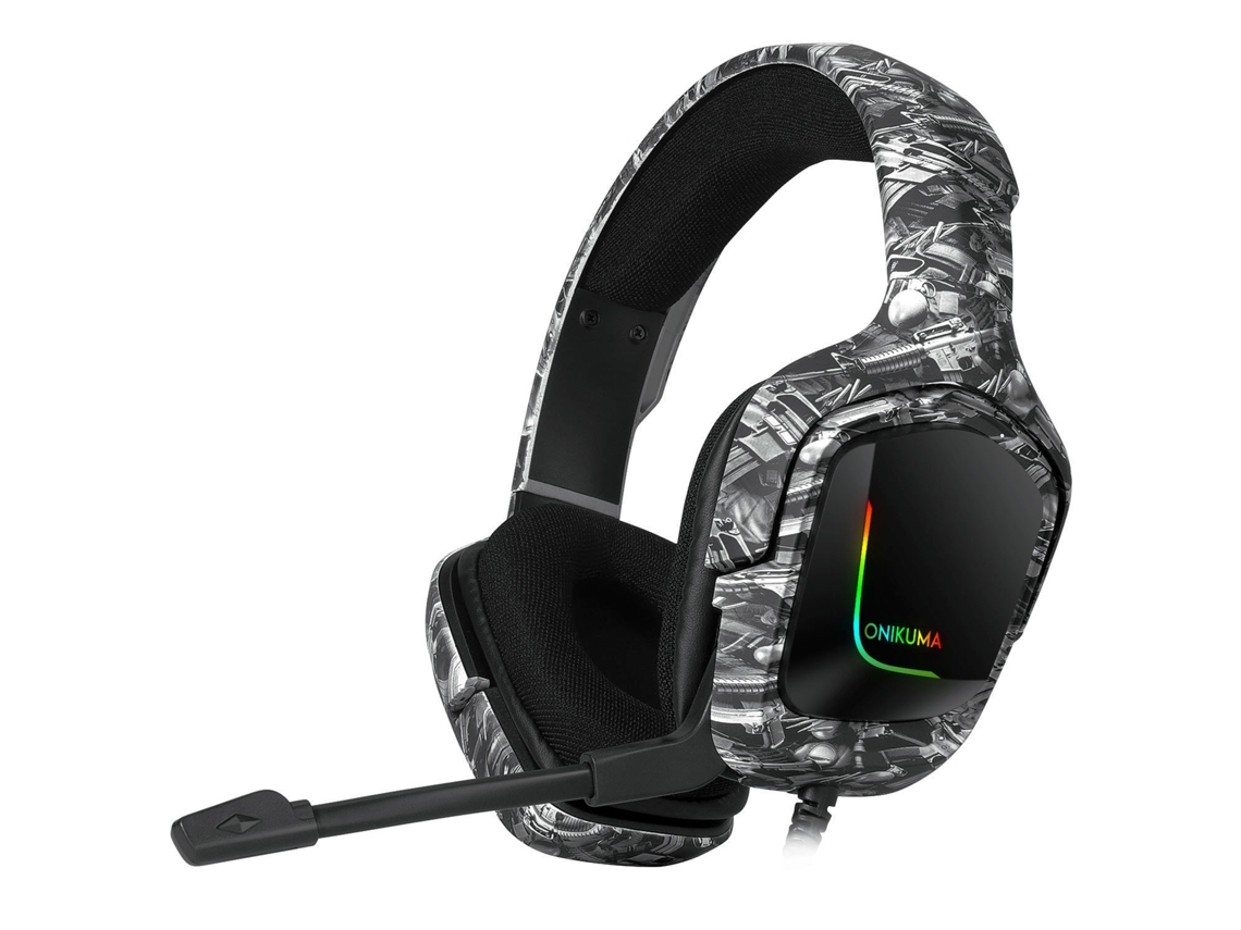 Auscultadores Bluetooth TRUMSEN K20Over Ear Camuflagem Cinza