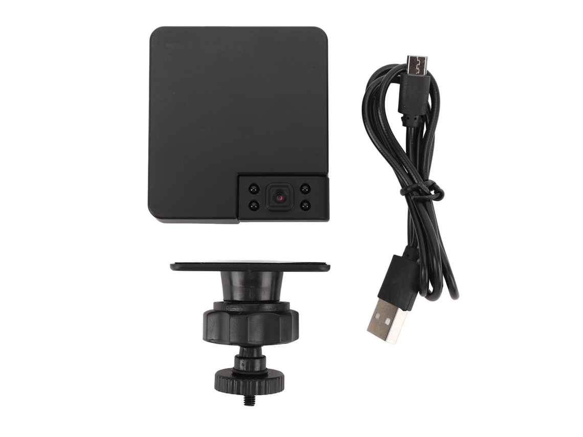 Câmera De Segurança Sem Fio 1080p Com Visão Noturna, Lente Rotatória E Gravação Em Loop
