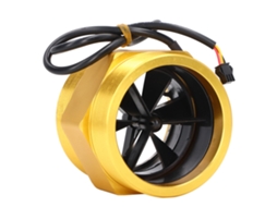 Yuru sensor de Fluxo de Água Turbina 3 Polegadas Chave de Indução Npn para Irrigação e Aquecedor
