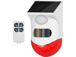 Detector Solar Externo Ip67 À Prova Dágua, Alarme De 120 Db, Montagem Sem Fio Zeuxo
