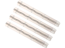 Conjunto De 4 Dobradiças Longas Metal Para Caixas Madeira, Dobradiças Tipo Piano, Dobradiças Para Caixas De Joias