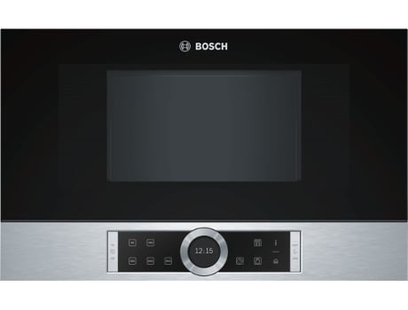 Micro-ondas Encastre BOSCH BFL634GS1 (21 L - Sem Grill - Inox) — 21 L | Sem Grill | Interior Aço Inoxidável
