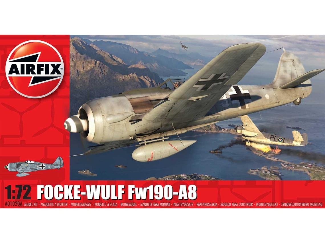 Modelo de aeronave de asa fixa AIRFIX A01020A (8 anos)