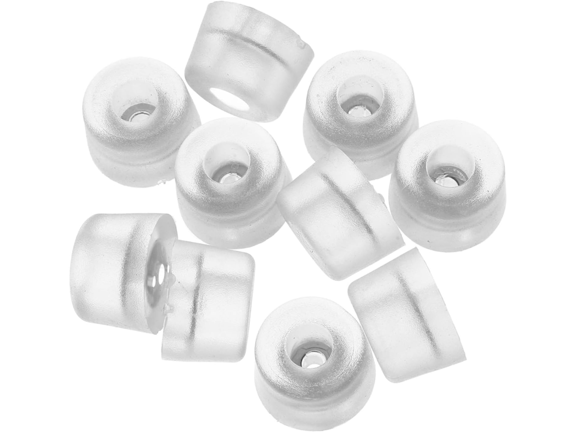 Toddmomy Conjunto De 10 Pés Antiderrapantes Silicone Transparente, Amortecimento Confortável E Proteção Para Pisos De