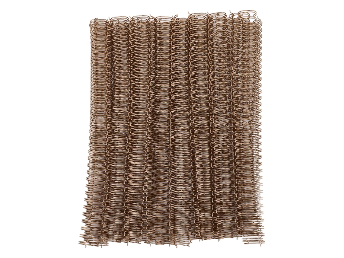 100pcs Espinhos de Encadernação Double Loop 9/16 Polegada Capacidade 120 Folhas Bronze