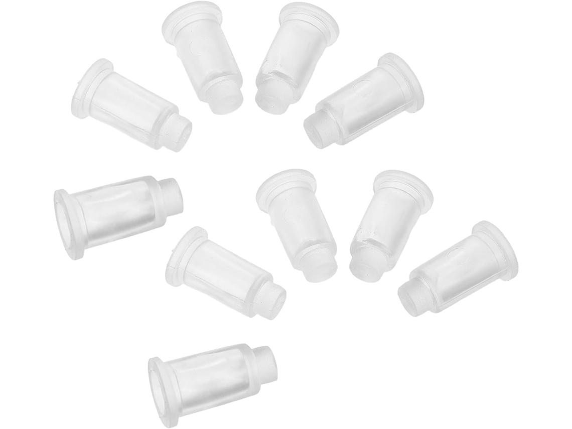 Conjunto De 10 Almofadas De Borracha Para Apoio De Pés Em Balanças Eletrônicas.